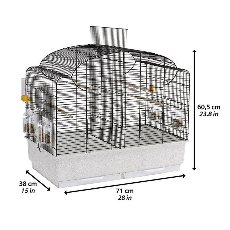 FERPLAST CAGE CANTO NOIRE 4 FERPLAST CAGE CANTO NOIRE – Image 2
