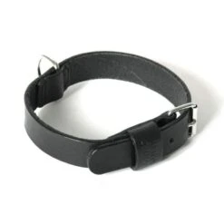 MARTIN SELLIER Collier En Cuir Noir