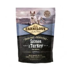 Croquettes Carnilove Puppy Saumon/dinde 1,5 Kg