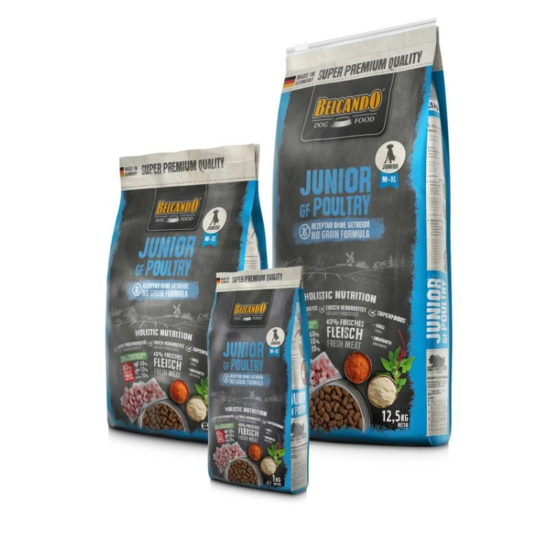 Croquettes Chien Belcando Junior Grain Free Poultry 3 Croquettes Chien Belcando Junior Grain Free Poultry