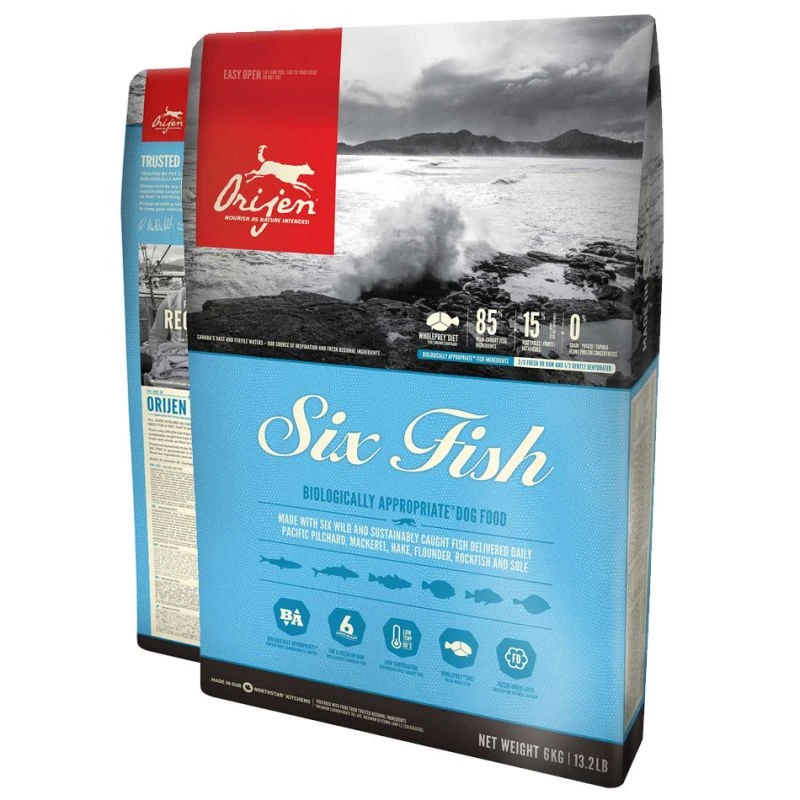 Croquettes Orijen Adult Six Fish 3 Croquettes Orijen Adult Six Fish