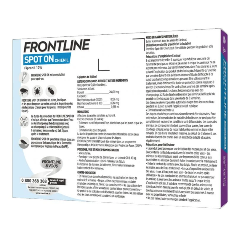 Frontline Spot On Chien 20-40 Kg 4 Frontline Spot On Chien 20-40 Kg – Image 2