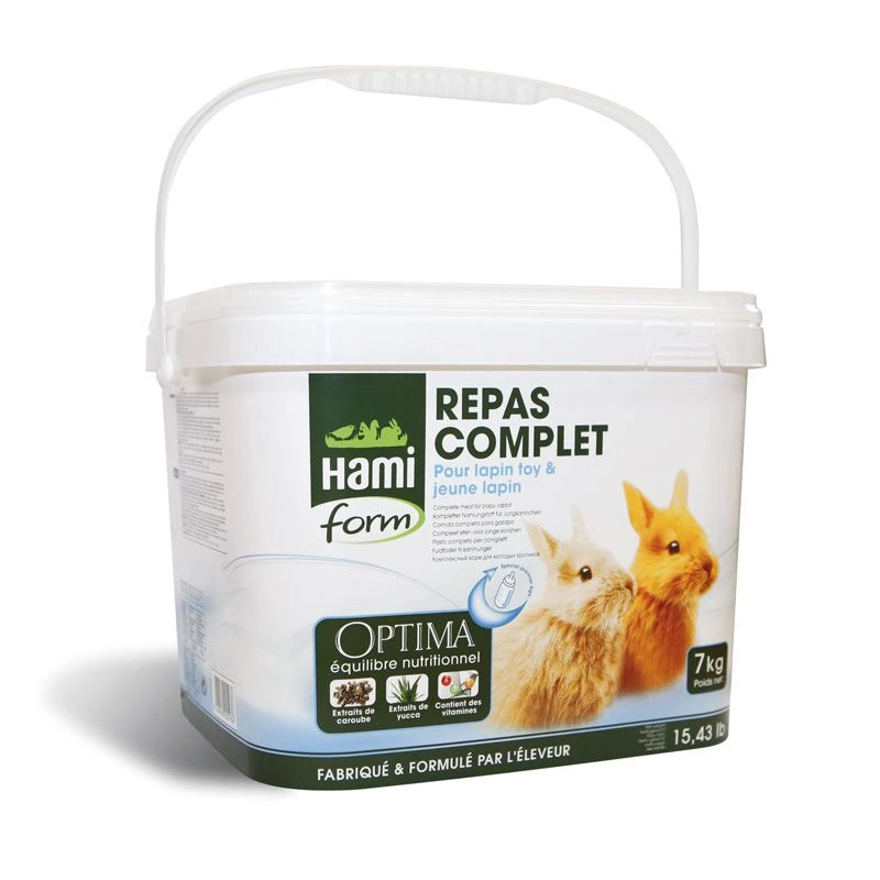 Hami Form Repas Complet Jeune Lapin 7 Kg 3 Hami Form Repas Complet Jeune Lapin 7 Kg
