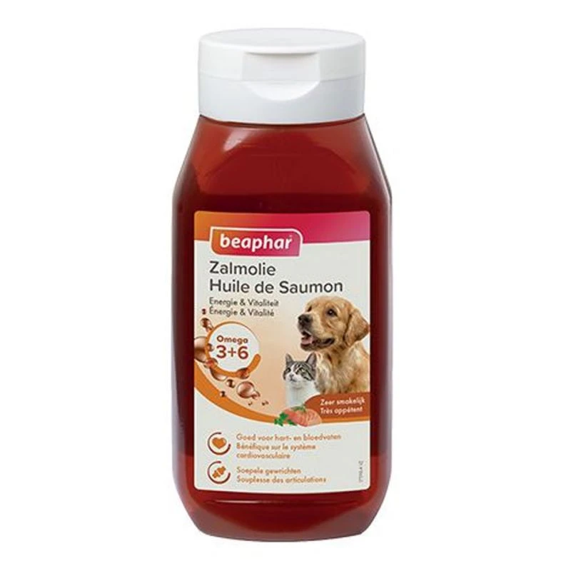 Huile De Saumon Beaphar Chien & Chat 3 Huile De Saumon Beaphar Chien & Chat